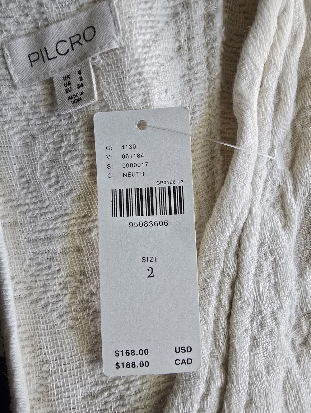 NWT Pilcro Long-Sleeve Dress Sz 2 - Picture 5 of 7
